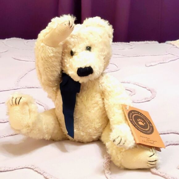 CARTERS Onesie Zipper Sleeper Pink Penguins 3 Month + Teddy Bear - Picture 6 of 8